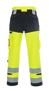 EN 20471 Broek Hertford, fluor geel - zwart