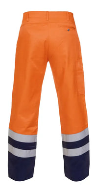 EN 20471 Broek Hamm, fluor oranje - groen