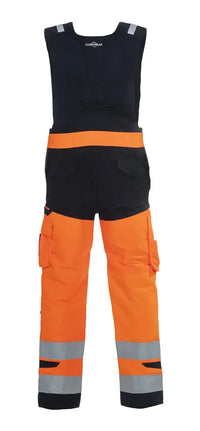 EN 20471 Bodybroek Holland, fluor oranje - zwart