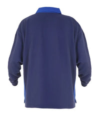 Sweater Tegelen, marine - korenblauw