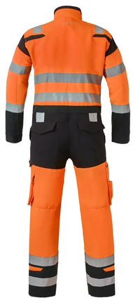 EN 20471 Overall Hove, fluor oranje - zwart