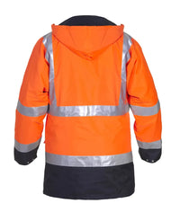 EN 20471 Parka Apollo, fluor oranje - marine