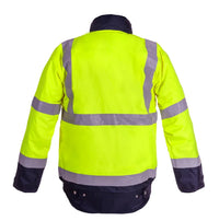 EN 20471 Jack Helios, fluor geel - marine