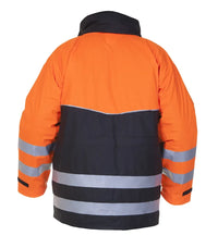 FR AST Parka Nijkerk, zwart - fluor oranje