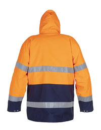 Sns Parka Unna, fluor oranje - marine