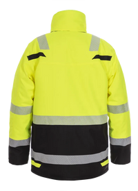 EN 20471 Parka Utah, fluor geel - zwart