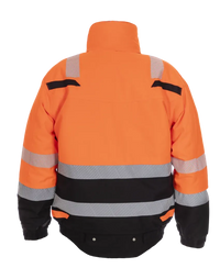 EN 20471 Pilotjack Umag, fluor oranje - zwart