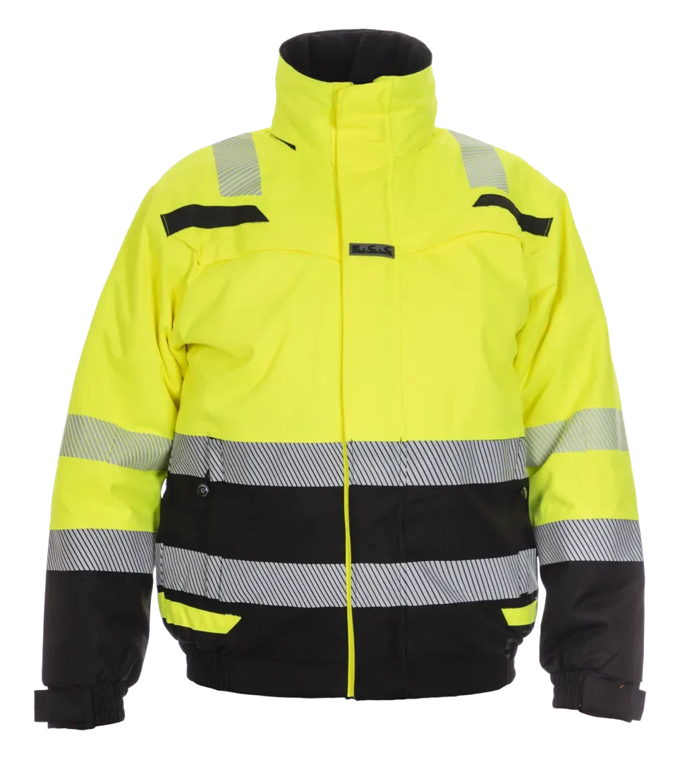 EN 20471 Pilotjack Umag, fluor geel - zwart