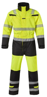 Winteroverall Ubbena, fluor geel - zwart