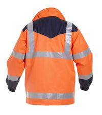 Multinorm Parka Maasdam, fluor oranje - marine