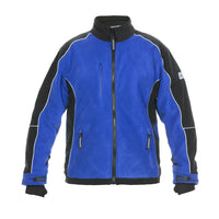 Fleecejack Velden, korenblauw - zwart