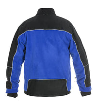 Fleecejack Velden, korenblauw - zwart