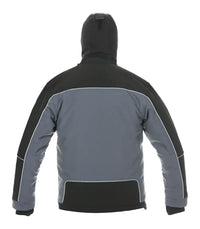 Wintersoftshell Vaals, grijs - zwart