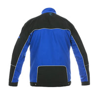 Werkjas Velp, korenblauw - zwart