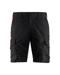 1446 Industrie short stretch - Zwart/Rood