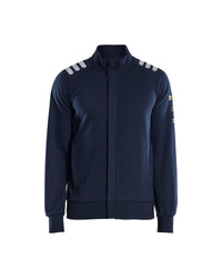 3453 Vlamvertragend sweatshirt met rits Inherent - Marineblauw