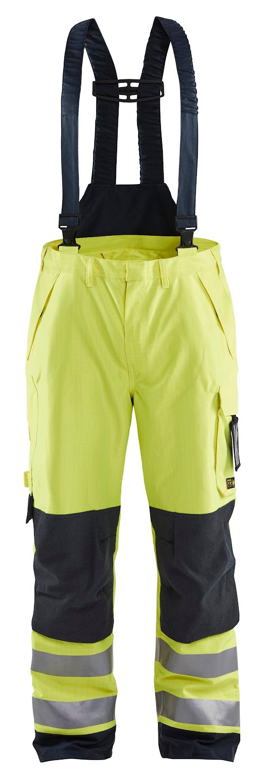 1881 APC 2 Multinorm shell werkbroek - High Vis Geel/Marineblauw