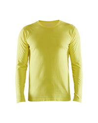 3500 T-shirt lange mouwen - High Vis Geel