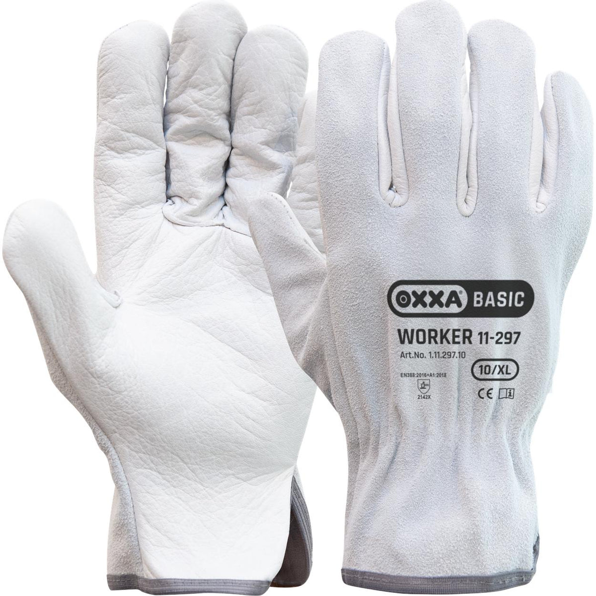 Worker 11-297 handschoen - naturel