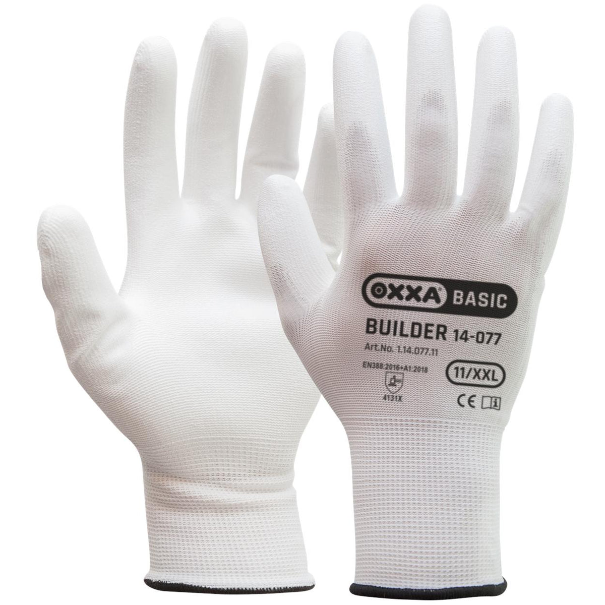 Builder 14-077 handschoen - wit
