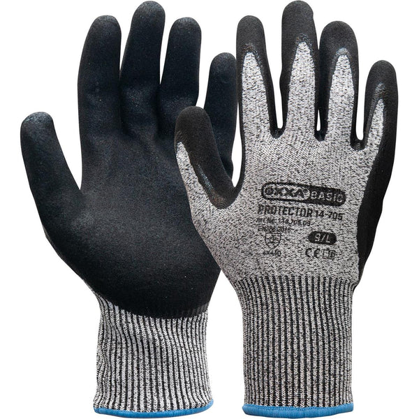 Protector 14-705 handschoen - zwart/grijs
