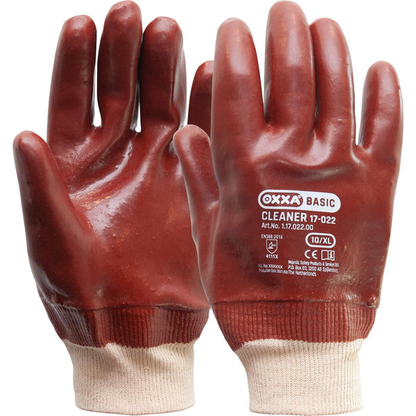 Cleaner 17-022 handschoen - rood