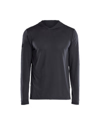 3417 UV-Hooded sweatshirt - Medium grijs