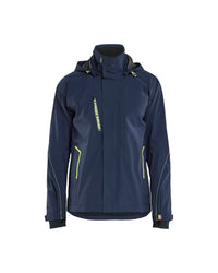 4483 Shell Jack Stretch - Donker marineblauw/High Vis Geel