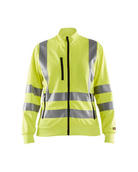 3308 Dames Sweatshirt met rits High Vis - High Vis Geel