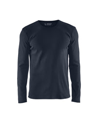 3314 T-shirt lange mouwen - Donker marineblauw