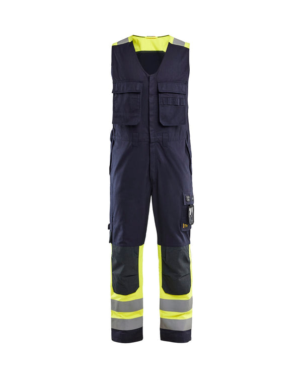 2887 Amerikaanse Overall Inherent - Marine/High Vis Geel
