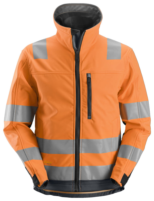 1230 Oranje, High Visibility - Staal Grijs