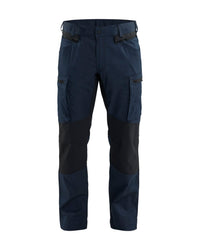 1453 ToolRig™ service werkbroek stretch - Donker marineblauw/Zwart
