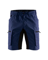 1449 Service short stretch - Marineblauw/Zwart