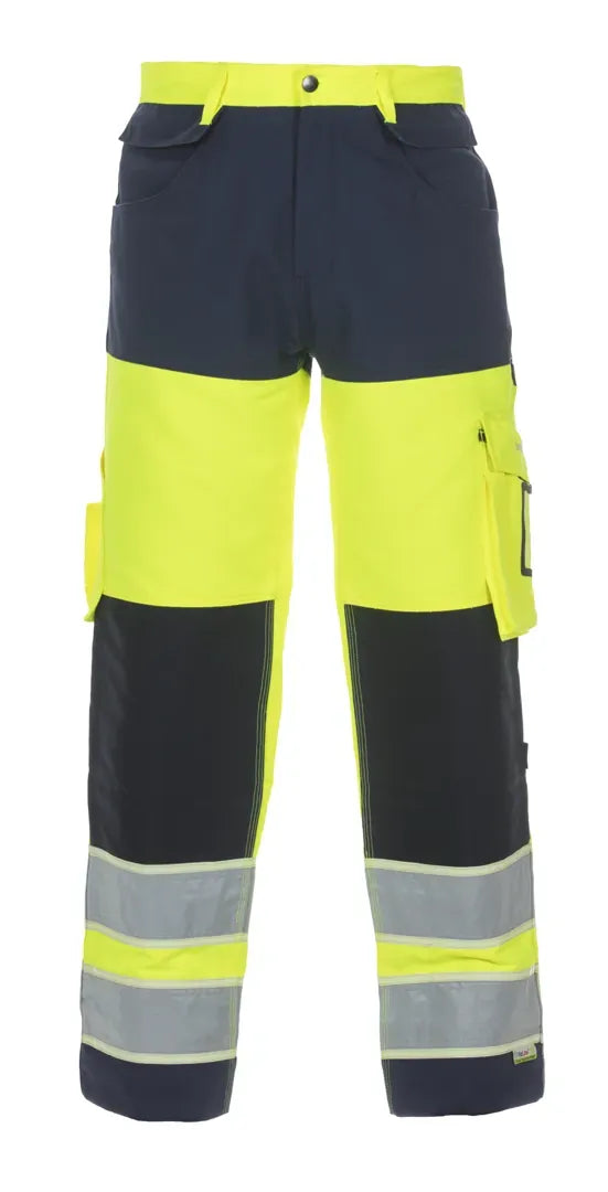 EN 20471 Broek Idstein, fluor geel - marine