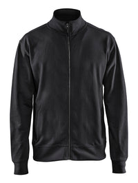3371 Sweatshirt met rits - Zwart