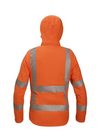 Dames Duurzaam Softshell Tessino RWS, fluor oranje