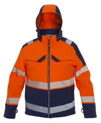 Softshell Jack Tacoma, fluor oranje - zwart