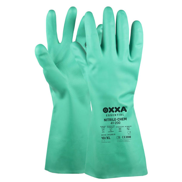 Nitrile-Chem 41-200 handschoen - groen