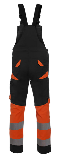 Amerikaanse Overall Osborne, zwart - fluor oranje