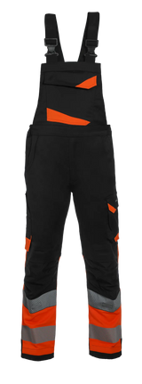 Zwart - Fluor Oranje