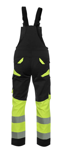 Amerikaanse Overall Osborne, zwart - fluor geel