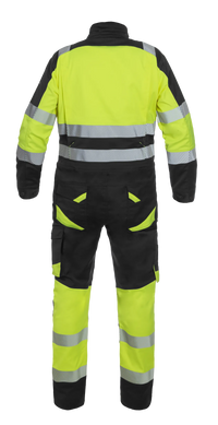 Overall Oakham, zwart - fluor geel