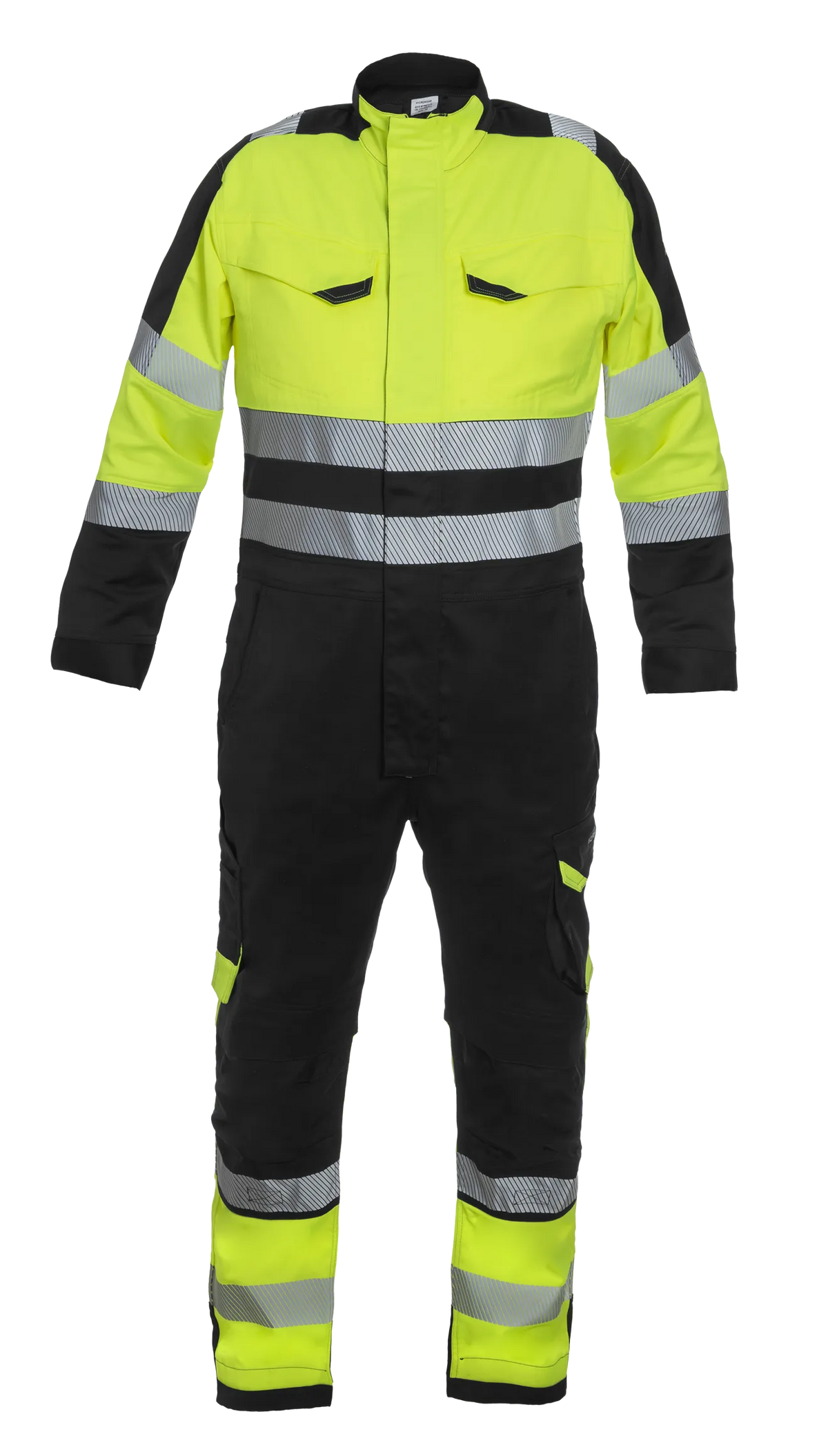 Overall Oakham, zwart - fluor geel