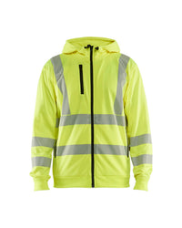 3565 Hooded sweatshirt met rits High Vis - High Vis Geel