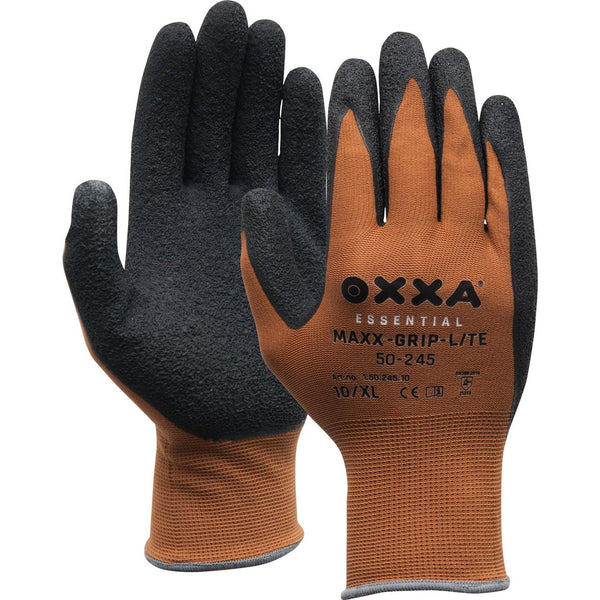 Maxx-Grip-Lite 50-245 handschoen - zwart/bruin