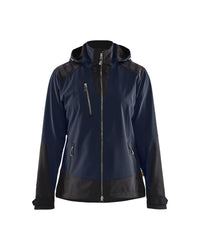4719 Dames softshell jack - Donker marineblauw/Zwart