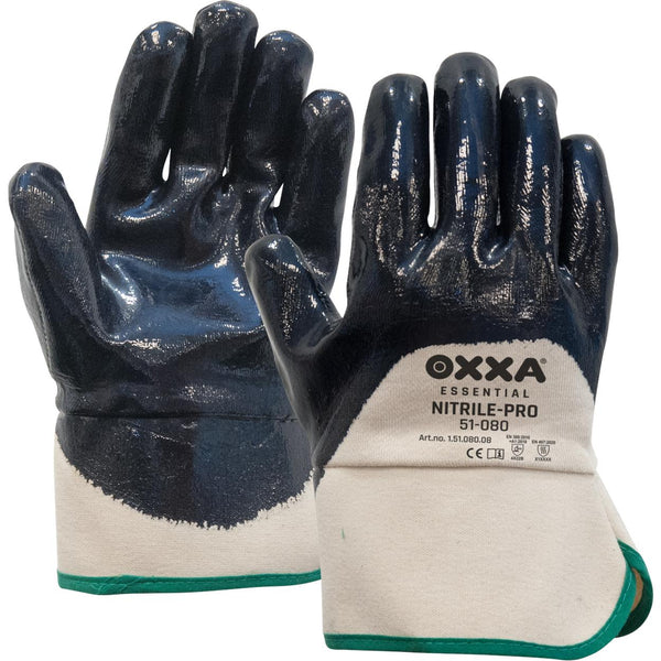 Nitrile-Pro 51-080 handschoen - blauw/wit