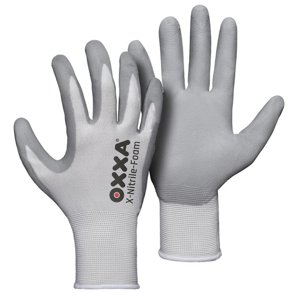 X-Nitrile-Foam 51-280 handschoen - grijs/wit