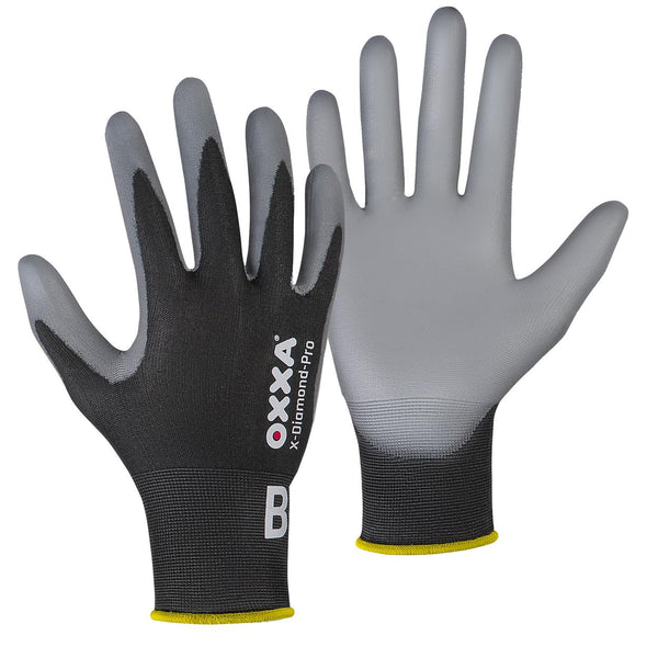 X-Diamond-Pro 51-770 handschoen - grijs/zwart